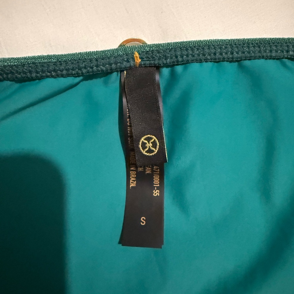 Teal Tie-Side Bikini Bottom - Picture 3 of 5